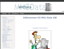 Tablet Screenshot of mhzdata.com